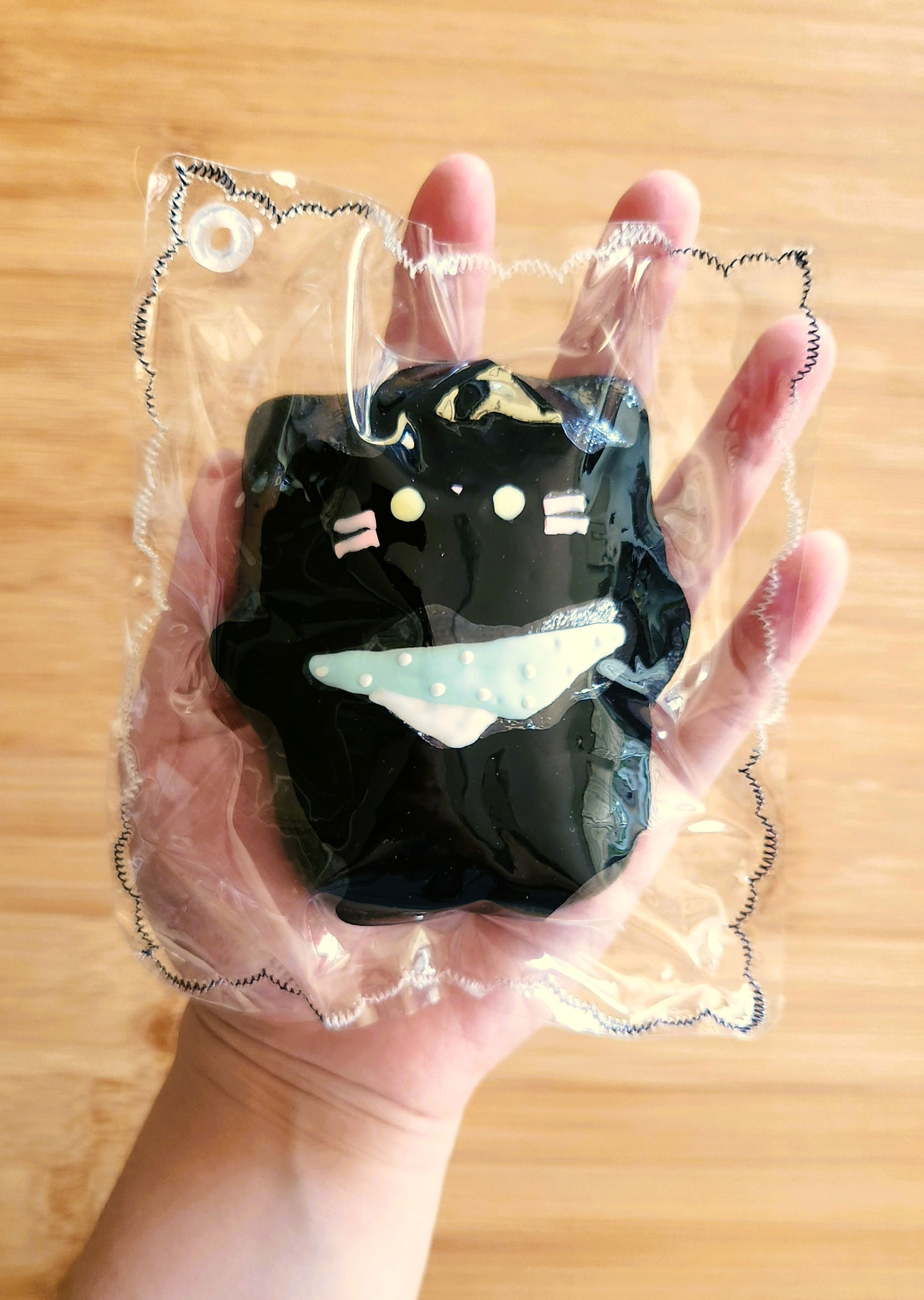 Black Flat Cat Squishy