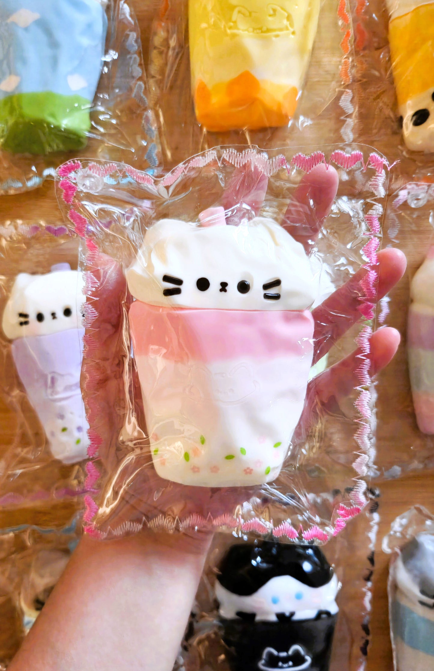 Sakura Boba Cat Squishy