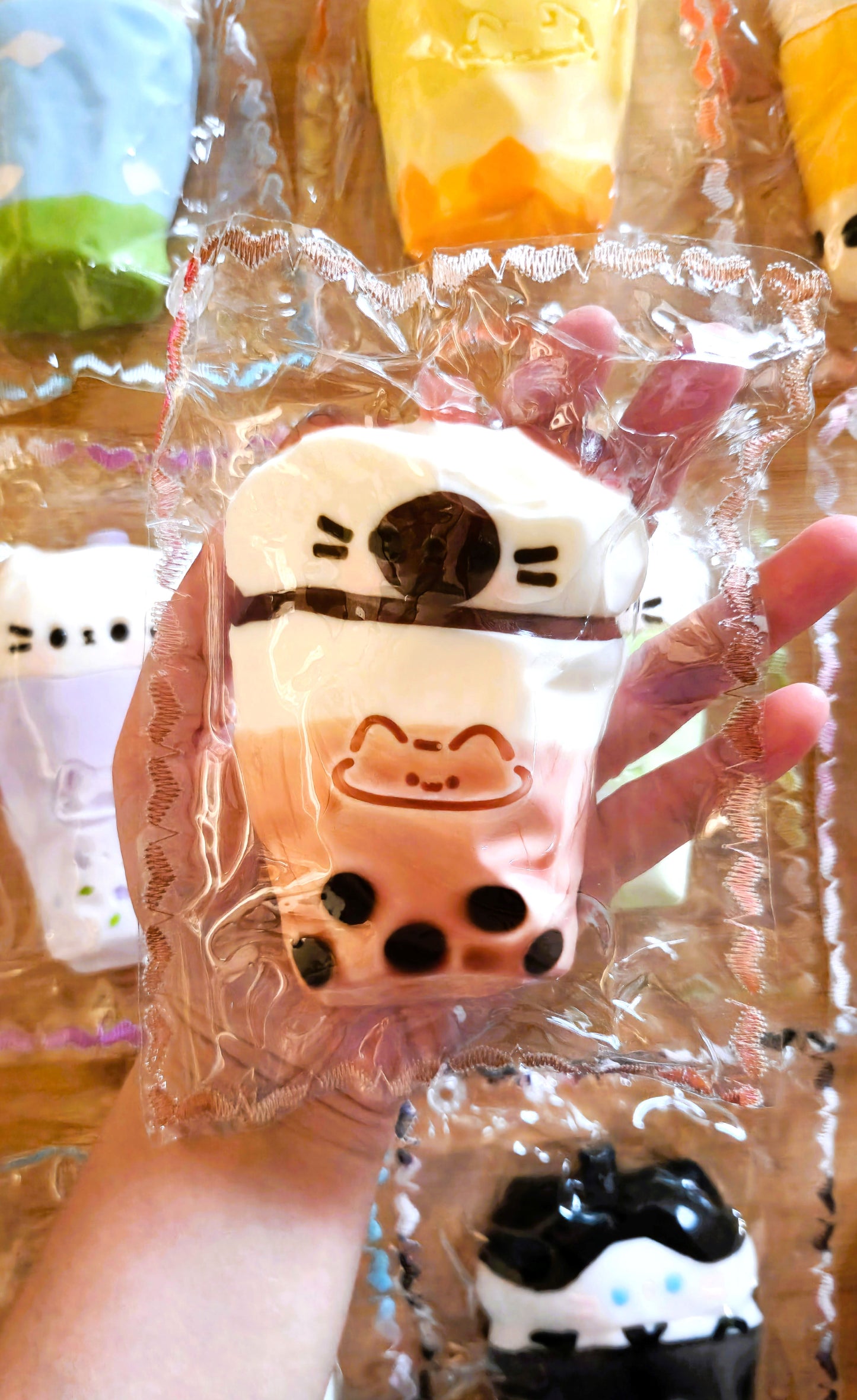 Siamese Boba Cat Squishy