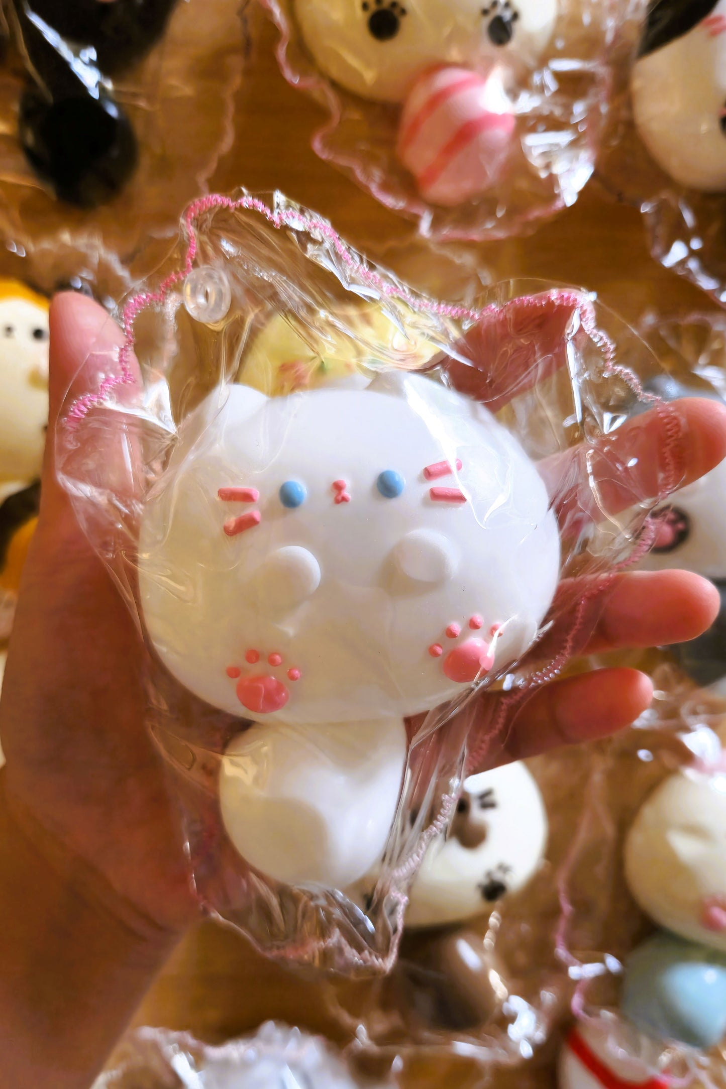 White Chibby Cat Squishy