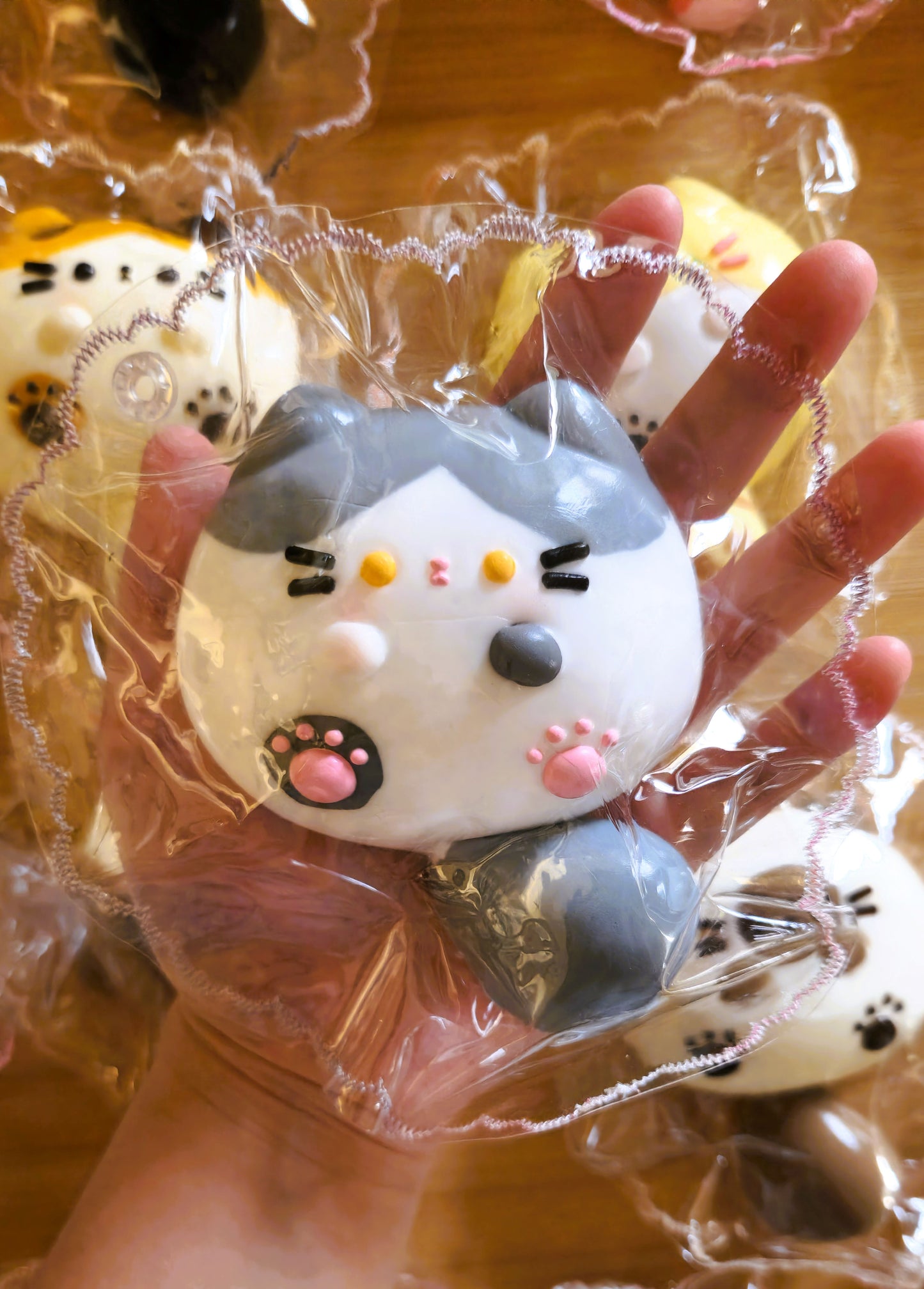 Bicolour British Shorthair Chibby Cat Squishy