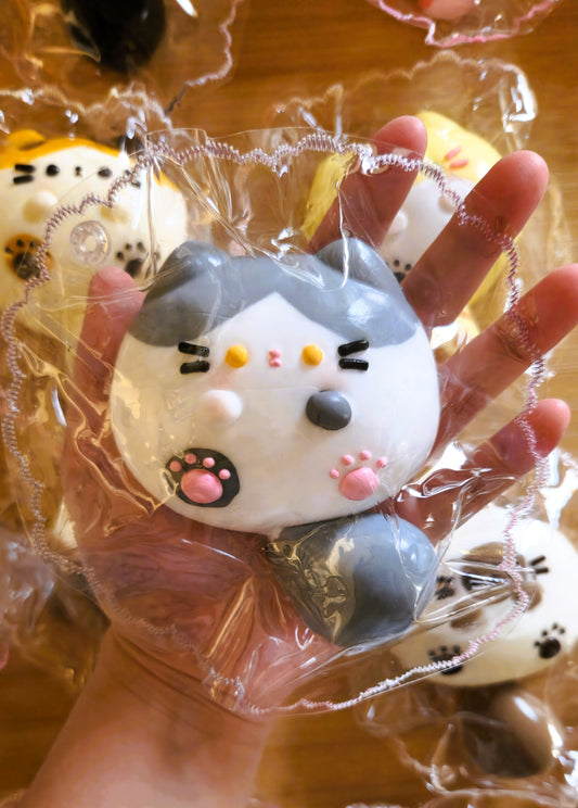 Bicolour British Shorthair Chibby Cat Squishy