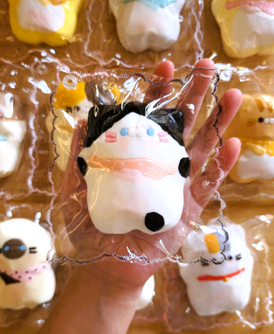 Black & White Flat Cat Squishy