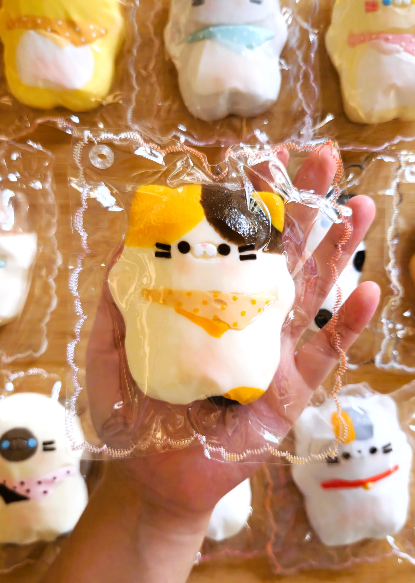 Calico Flat Cat Squishy