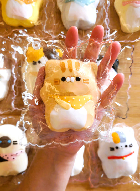 Ginger Flat Cat Squishy