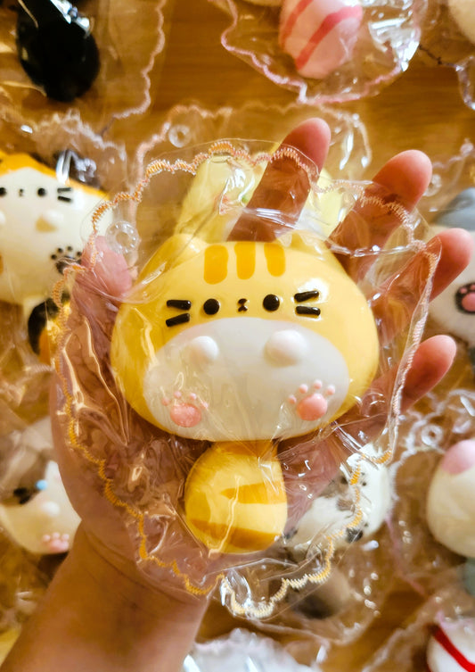 Light Ginger Chibby Cat Squishy