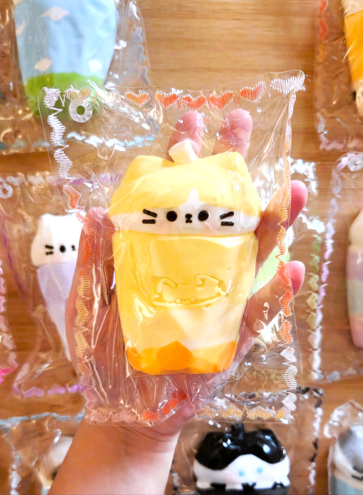 Mango Boba Cat Squishy