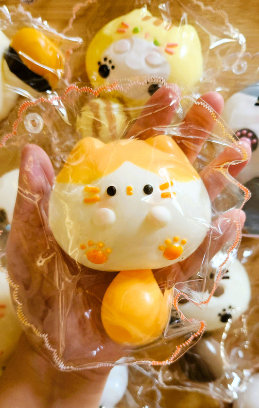 Orange Soda Chibby Cat Squishy