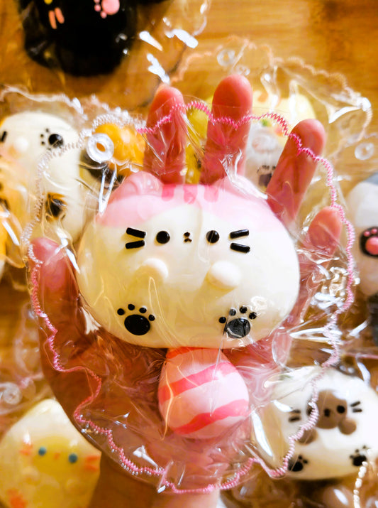 Pink Chibby Cat Squishy